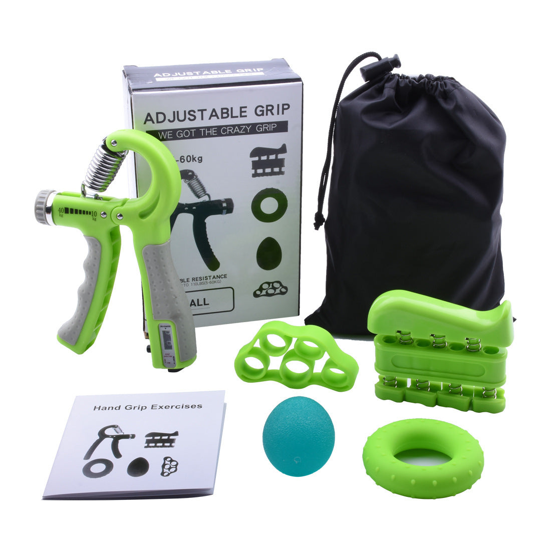 GripPro5™|5点セット ハンドグリップ&リハビリトレーナー