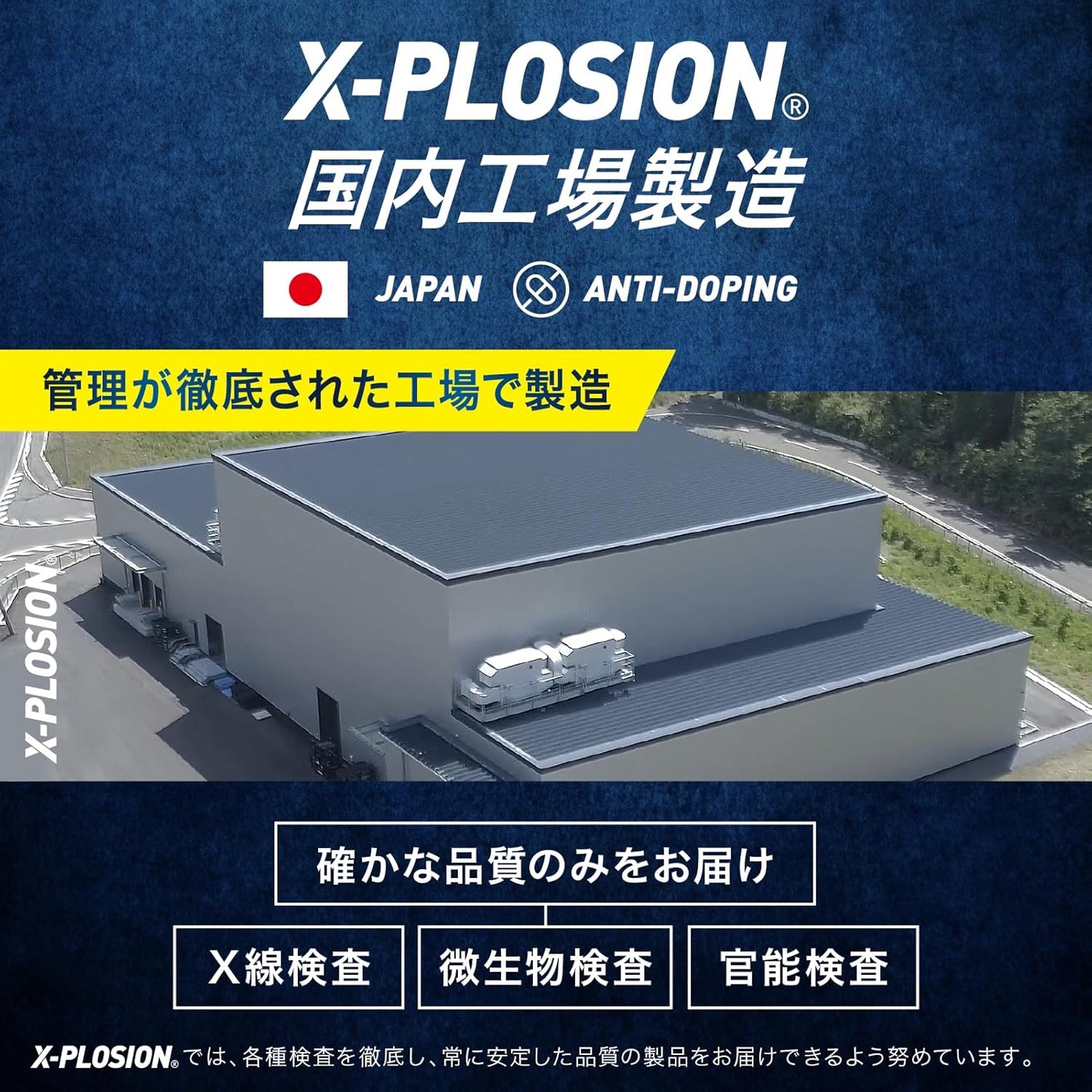 エクスプロージョン プロテイン 3kg ホエイプロテイン (ミルクチョコレート味/大容量/国内製造/WPC) X-PLOSION
