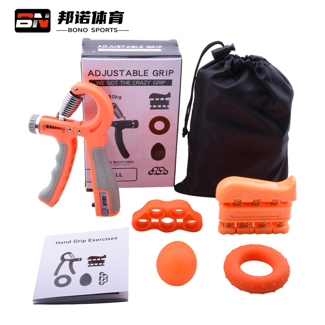 GripPro5™｜5点セット ハンドグリップ＆リハビリトレーナー