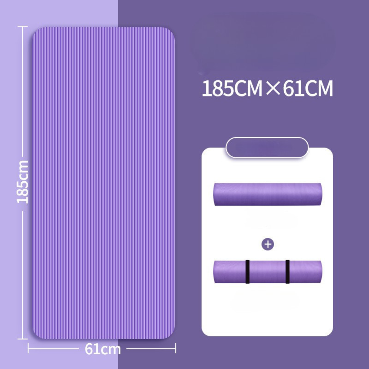 YogaPro NBRマット｜厚さ10mm・広くて快適！